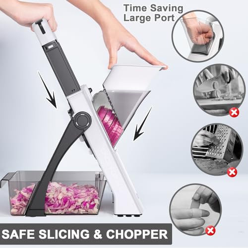 Safe Mandoline Slicer Plus for Kitchen