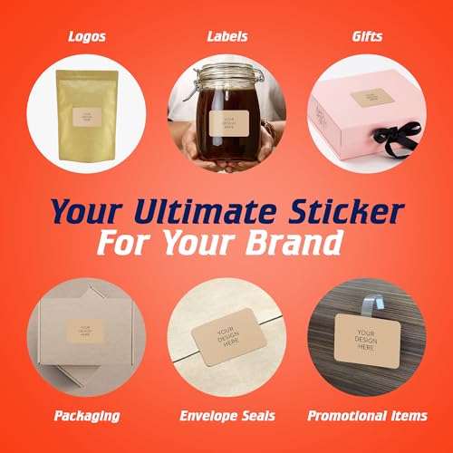 100 Custom Vinyl Stickers (100 Count)