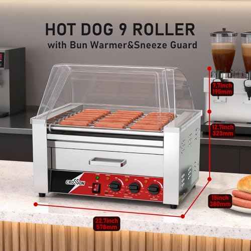 Hot Dog Roller 9 Rollers 24 Hot Dogs