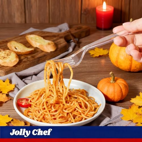 300 Count] Clear Plastic Forks