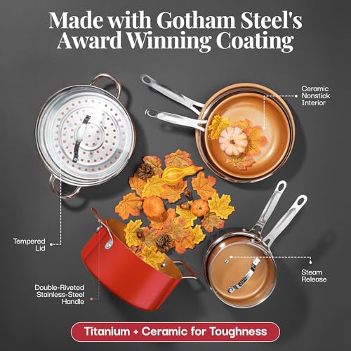 20 Pc Pots and Pans Set Nonstick Cookware + Bakeware Set