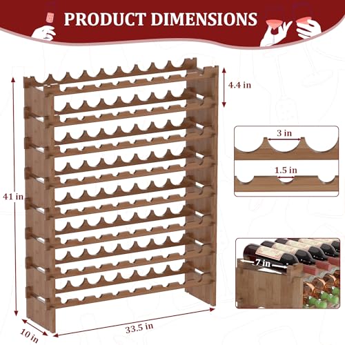 Wine Rack Freestanding Floor