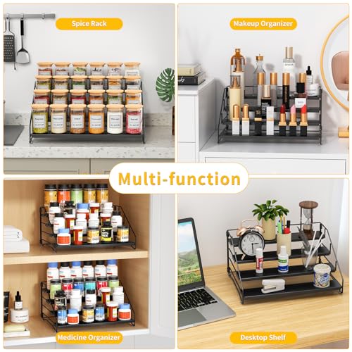 4 Tier Spice Rack Organizer for Cabinet
