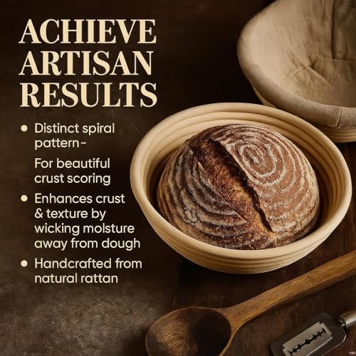 Banneton Bread Proofing Basket Set (2 Count)