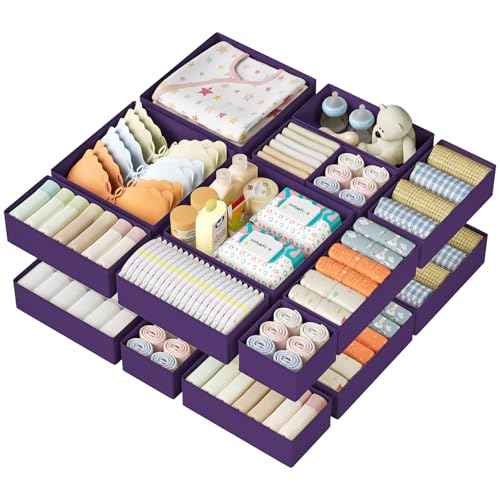 Drawer Organizer Clothes 15 Pack (15 Count)