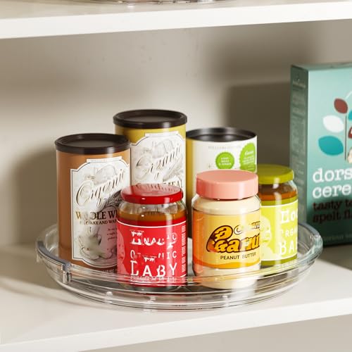 3 Pack 9'' Lazy Susan Organizer Turntable for Cabinet