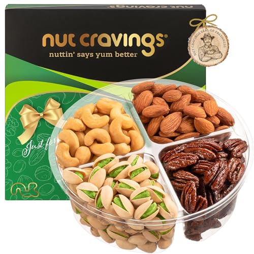 Mixed Nuts Gift Basket in Green Gold Box (12 Ounce)