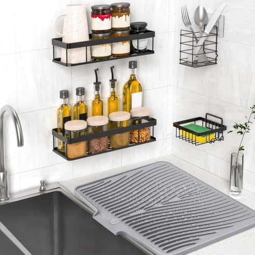 Silicone Dish Drying Mat for Kitchen Counter