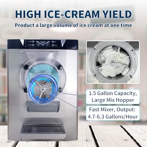 2000W Commercial Hard Ice Cream Machine