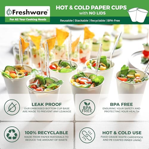 Coffee Cups 4 oz [1000 Pack] Disposable Paper Cups for Mouthwash Cups (1000 Count)