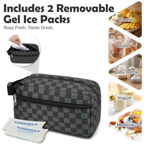 Freezable Snack Bag with Removable Ice Packs