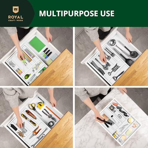 Luxury Bamboo Kitchen Drawer Organizer
