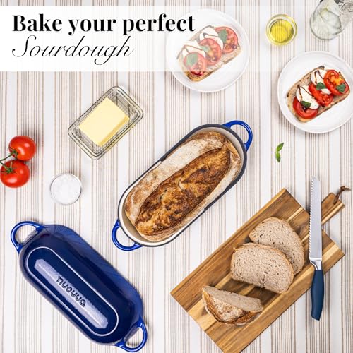 Enamelled Cast Iron Bread Loaf Pot