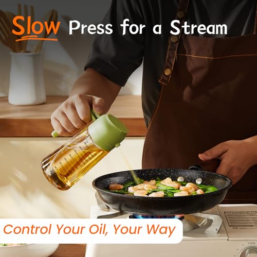 16oz 470ml Glass Olive Oil Sprayer for Cooking