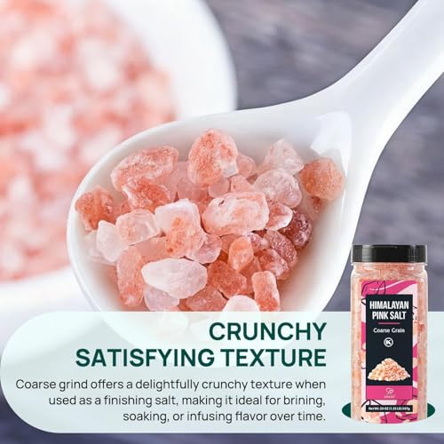 Pink Salt 20 Oz + Black Peppercorns 9.5oz (29.5 Ounce)