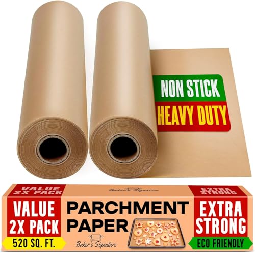 Unbleached Parchment Paper for Baking (520 Count)