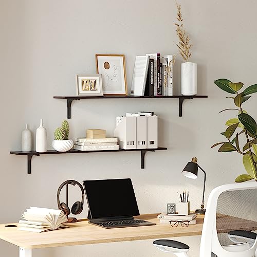 Long Wall Shelves (2 Count)