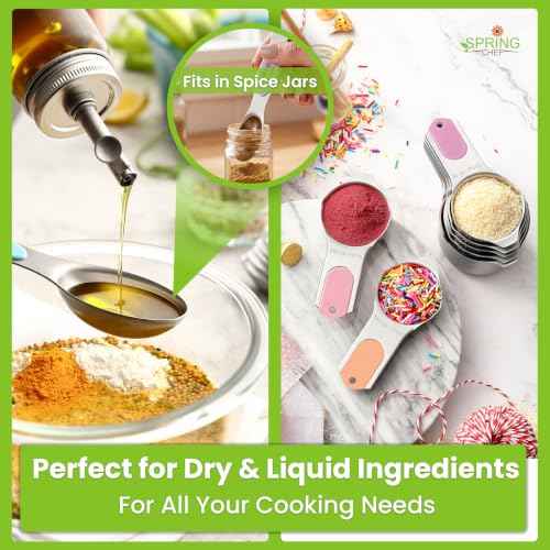Magnetic Measuring Cups & Spoons Set of 15 w