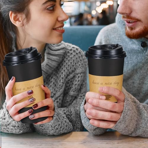 20 oz Coffee Cups 50 Pack (50 Count)