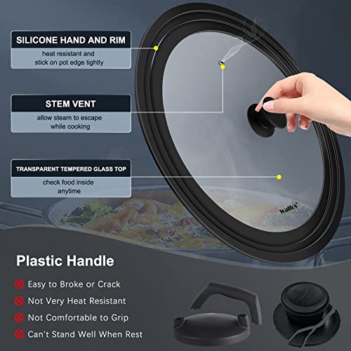 2 Pcs Universal Pot Lids