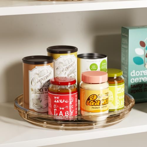 2 Pack Lazy Susan Turntable Organizer for Cabinet (2 Count)
