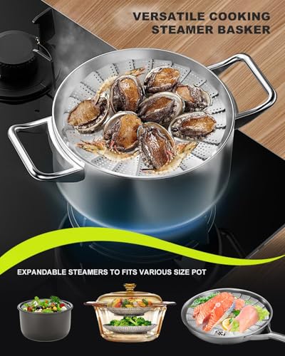 2 Layer Vegetable Steamer Basket for Pot