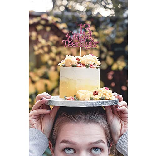 Rose Gold 13th Birthday Cake Topper (7 Count)