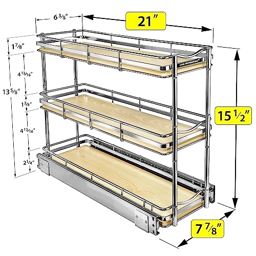 LYNK Élite 3 Tier Spice Rack Organizer Cabinet