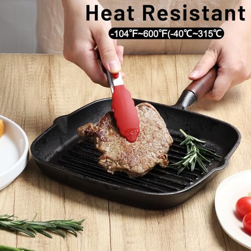 Mini Silicone Kitchen Tongs for Cooking