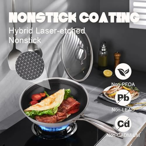 Hybrid Wok 12 inch Wok with lid