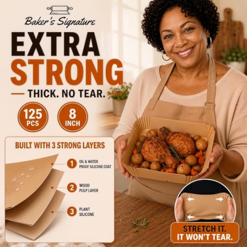 Air Fryer Paper Liners (125 Count)