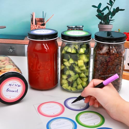 Wide Mouth Mason Jars 32 oz 12 Pack