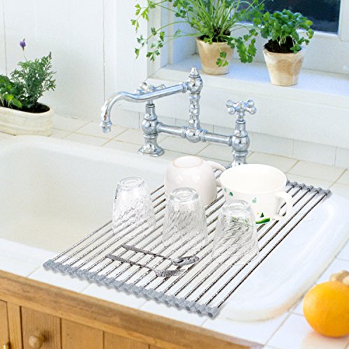 Roll Up Sink Drying Rack 17.7"