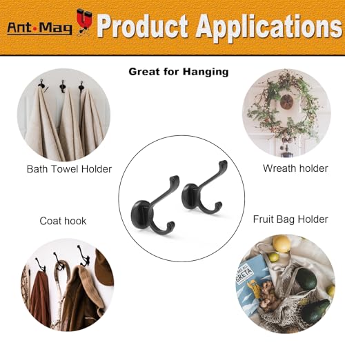 Magnetic Hooks Heavy Duty 140LBS (4 Count)