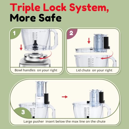 16 Cup Food Processor Blender Combo