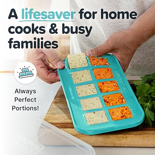 2 Tbsp Silicone Freezer Mold with Lid