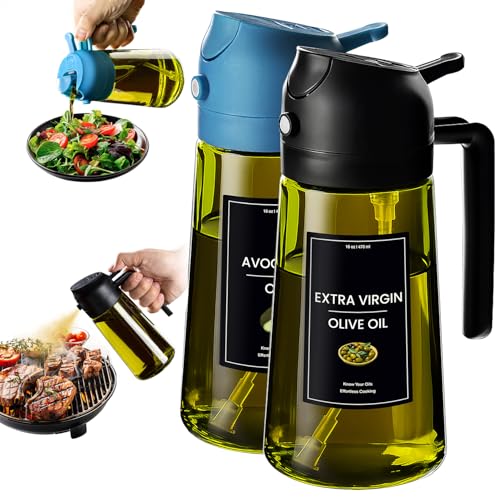 16oz 470ml Olive Oil Dispenser for Kitchen with Stickers