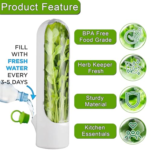 Herb Saver for Refrigerator (2 Count)