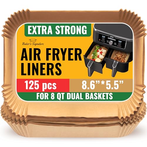 Rectangular Air Fryer Liners Disposable (125 Count)