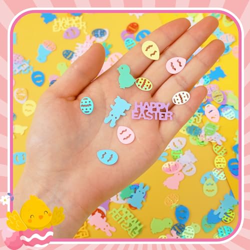 Easter Confetti Party Table Decorations