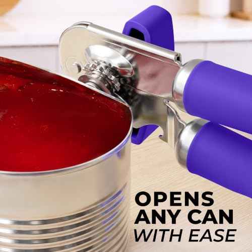 Stainless Steel Swing Open Manual Can Opener Comfortable Grip
