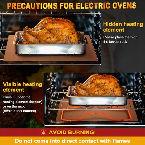 2 Pack Oven Liners for Bottom of Oven