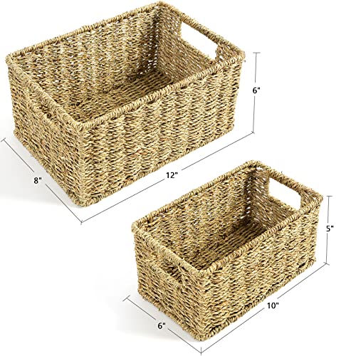 Wicker Baskets for Storage (2 Count)