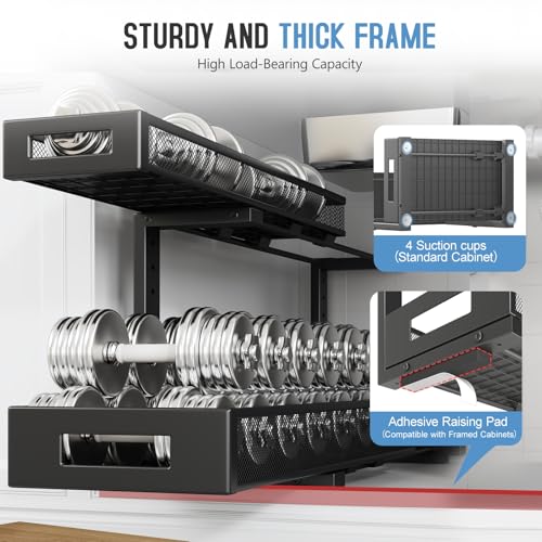 1 Pack 20.47IN Depth Under Sink Storage Organizer