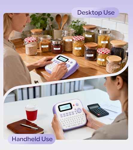 D210S Label Maker Machine with Tapes