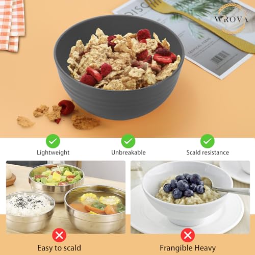 Wheat Straw Bowl Sets for Camping