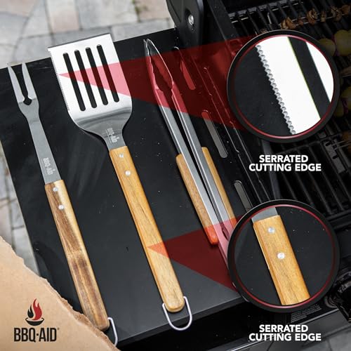 3 piece BBQ Grilling Accessories Set (3 Count)
