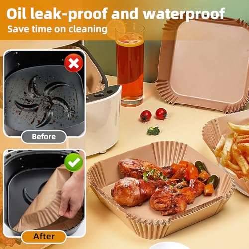 200pcs Thickened Air Fryer Paper Liners XXXL (200 Count)