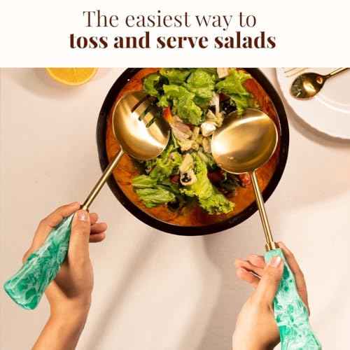 Resin Metal Salad Servers (2 Count)