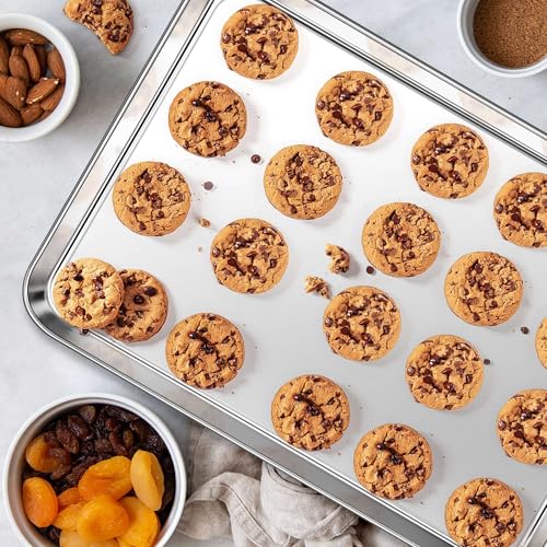 16x12 Inches Stainless Steel Jelly Roll Pan (2 Count)